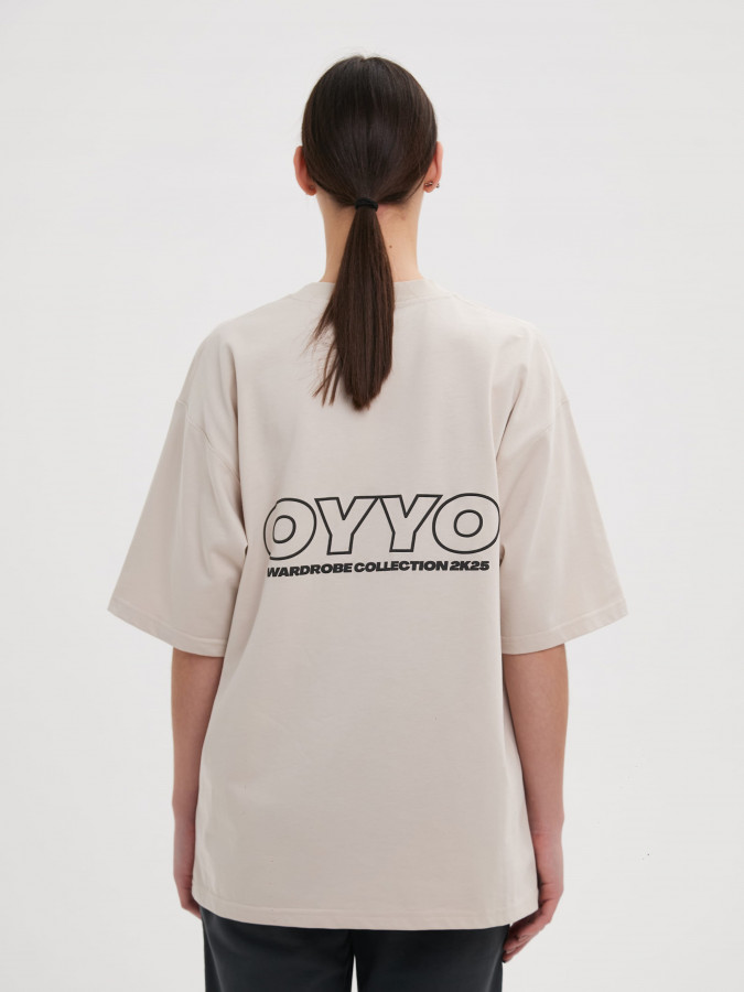 Футболка OYYO 2K25 бежевая L